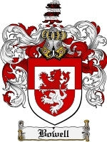 Bowell coat of arms family crest download