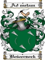 Bowersock coat of arms family crest download
