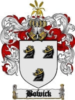 Bowick coat of arms family crest download