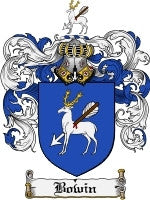 Bowin coat of arms family crest download