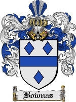 Bownas coat of arms family crest download