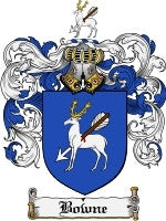 Bowne coat of arms family crest download
