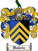 Bowrin coat of arms family crest download