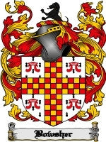 Bowsher coat of arms family crest download