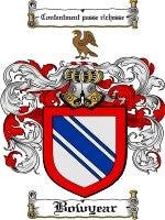 Bowyear coat of arms family crest download