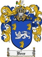 Boxe coat of arms family crest download