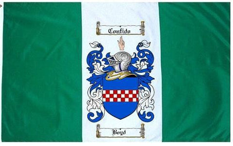 Boyd family crest coat of arms flag