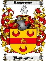 Boyington coat of arms family crest download