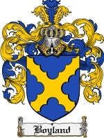 Boyland coat of arms family crest download