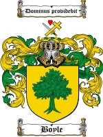 Booll Boyle family crest coat of arms emailed to you within 24 hours – Family ...