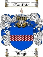 Boyt coat of arms family crest download
