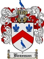 Bozeman coat of arms family crest download