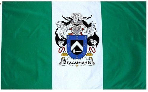 Bracamonte family crest coat of arms flag
