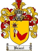 Bracci coat of arms family crest download