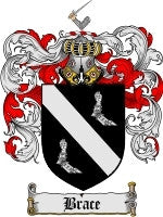 Brace coat of arms family crest download