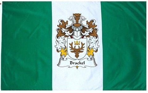 Brackel family crest coat of arms flag