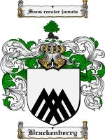 Brackenberry coat of arms family crest download
