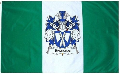 Bradacice family crest coat of arms flag