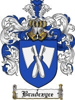 Bradczyce coat of arms family crest download