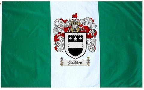 Bradley family crest coat of arms flag