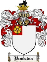 Bradston coat of arms family crest download