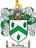 Bradway coat of arms family crest download