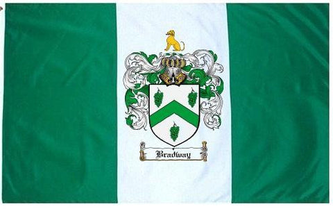Bradway family crest coat of arms flag