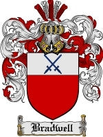 Bradwell coat of arms family crest download
