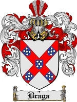 Braga coat of arms family crest download