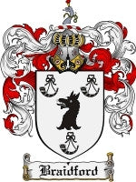 Braidford coat of arms family crest download