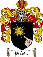 Braidie coat of arms family crest download