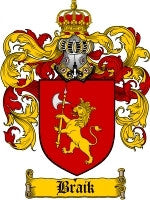Braik coat of arms family crest download