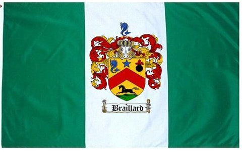 Braillard family crest coat of arms flag