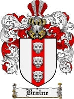 Braine coat of arms family crest download