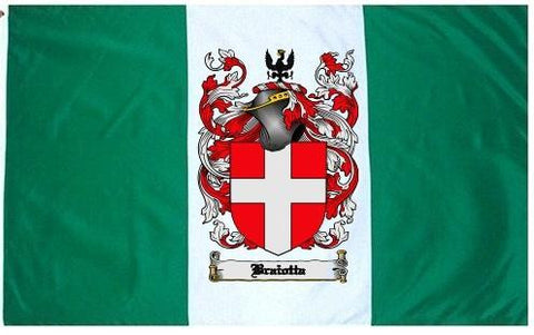 Braiotta family crest coat of arms flag