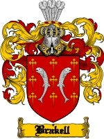 Brakell coat of arms family crest download