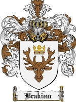 Brakiem coat of arms family crest download