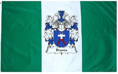 Brama family crest coat of arms flag