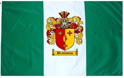 Branaman family crest coat of arms flag