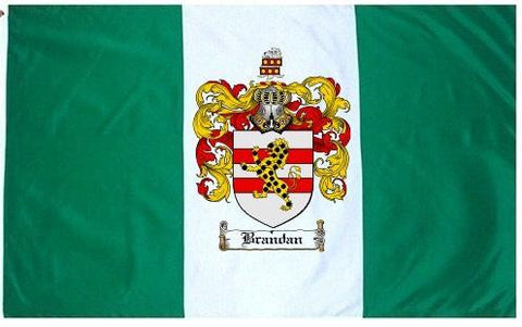 Brandan family crest coat of arms flag