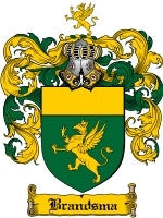 Brandsma coat of arms family crest download