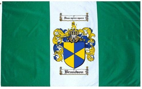Brandson family crest coat of arms flag