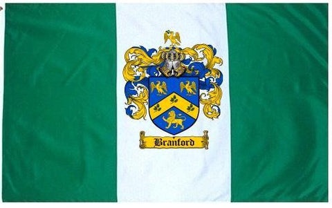 Branford family crest coat of arms flag