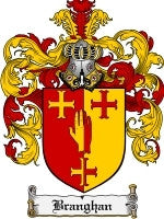 Branghan coat of arms family crest download