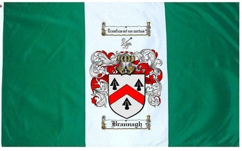 Brannagh family crest coat of arms flag