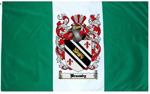 Bransby family crest coat of arms flag