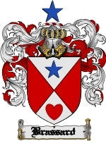 Brassard coat of arms family crest download