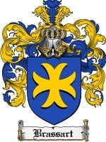 Brassart coat of arms family crest download