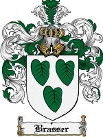 Brasser coat of arms family crest download