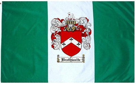 Brathwaite family crest coat of arms flag